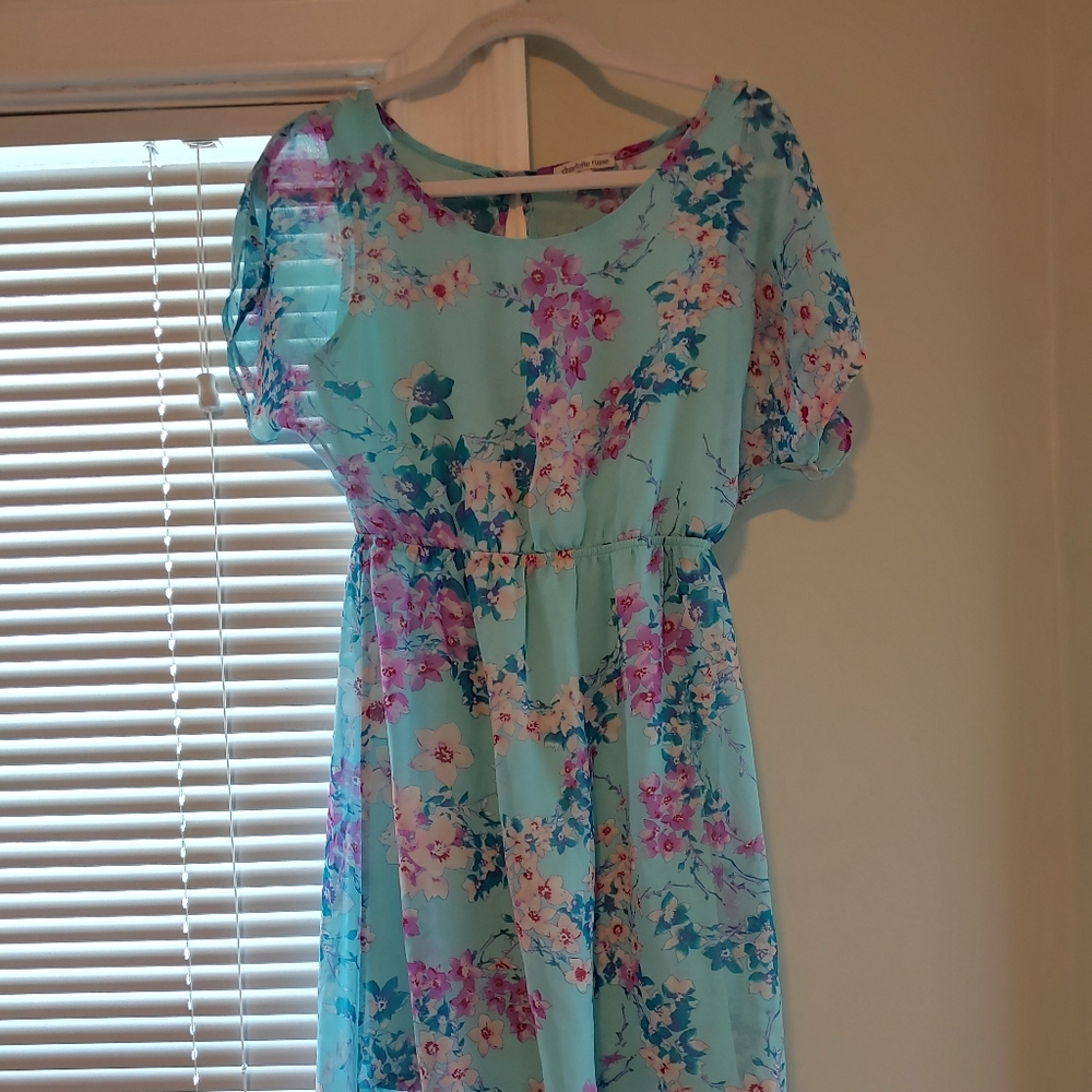 Flower print dress